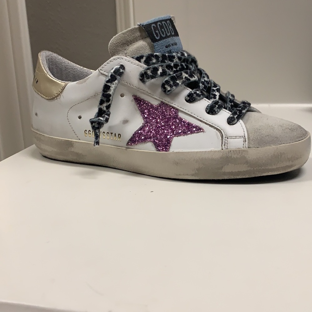 Brand new in box GOLDEN GOOSE superstars